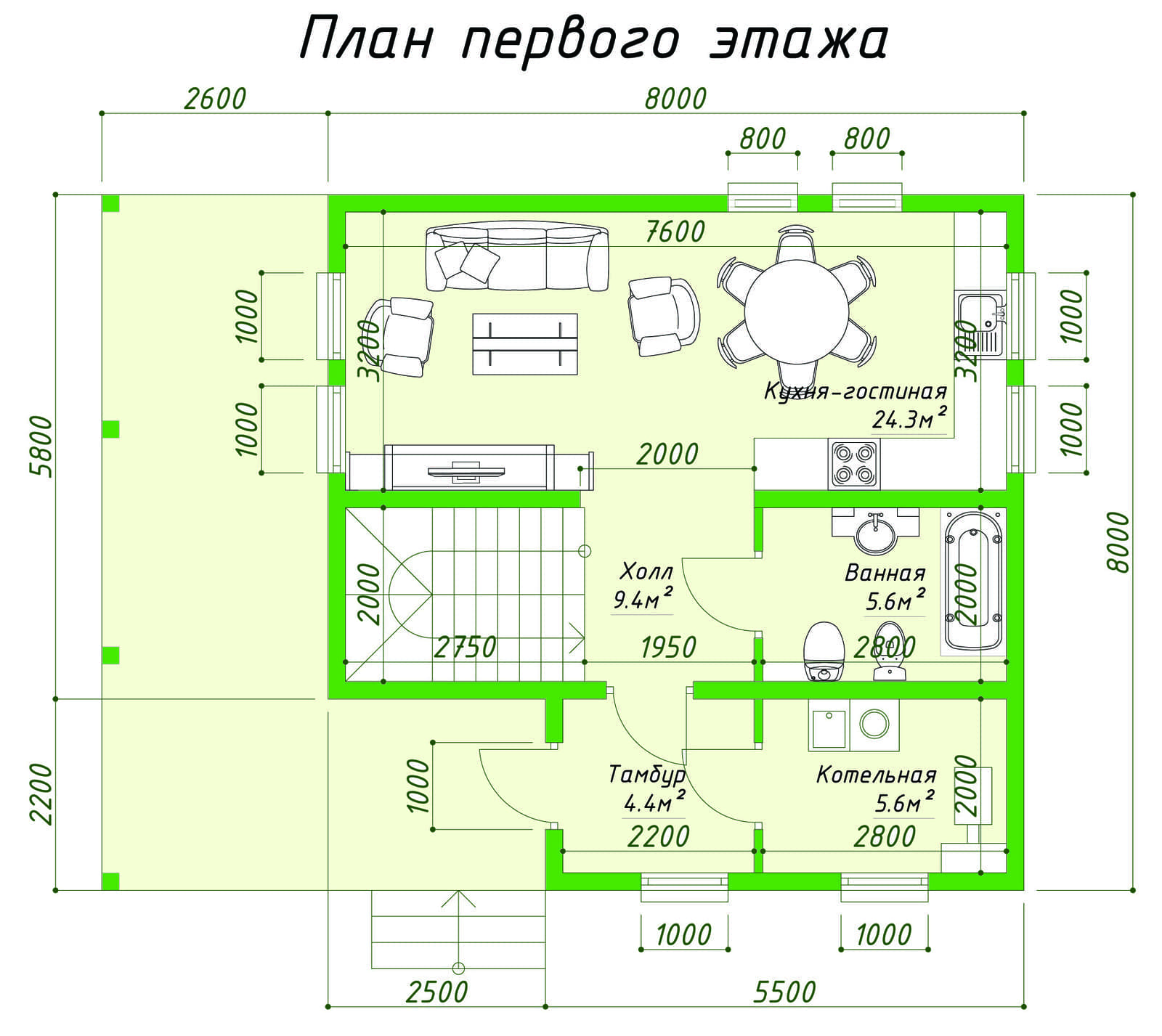 Проект ПД-120,8 - ракурс 3