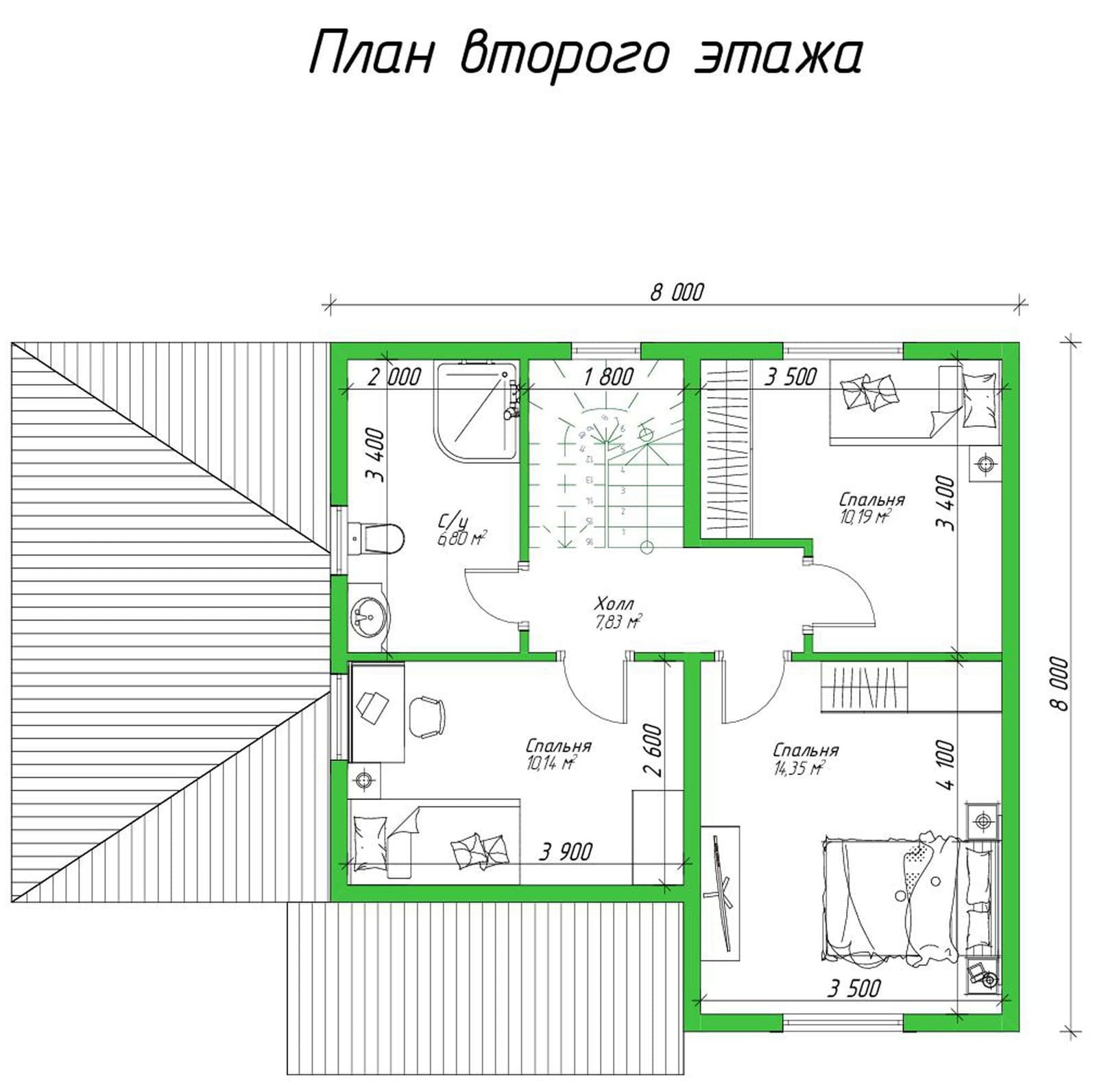 Проект ПМ-128,8 - ракурс 4